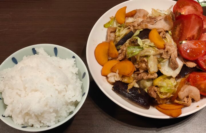 豚肉と野菜の甜麺醤炒め 